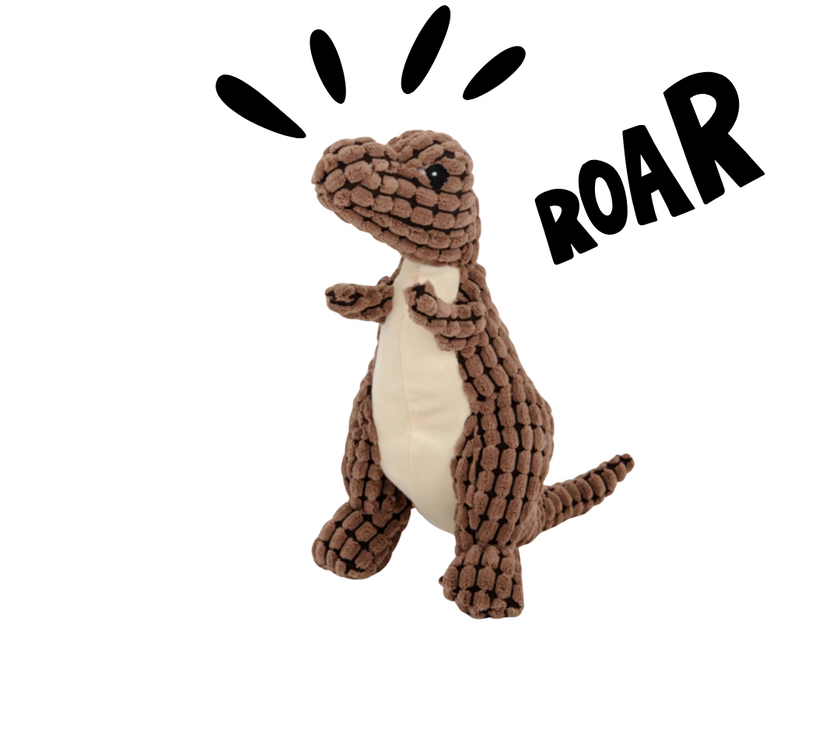 Squeaky Plushie Dino