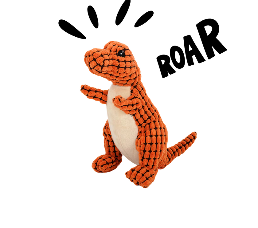 Squeaky Plushie Dino