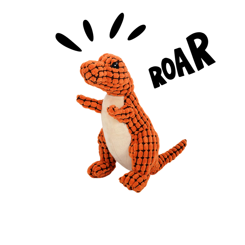 Squeaky Plushie Dino