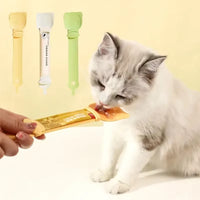 Cat Strip Feeding Spoon - For Wet Semi-Liquid Foods 