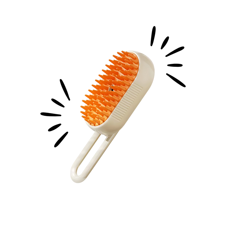 3-in-1 Electric Pet Grooming Steam Brush