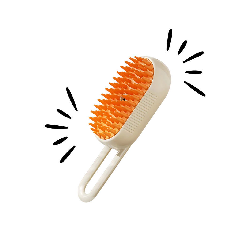 3-in-1 Electric Pet Grooming Steam Brush