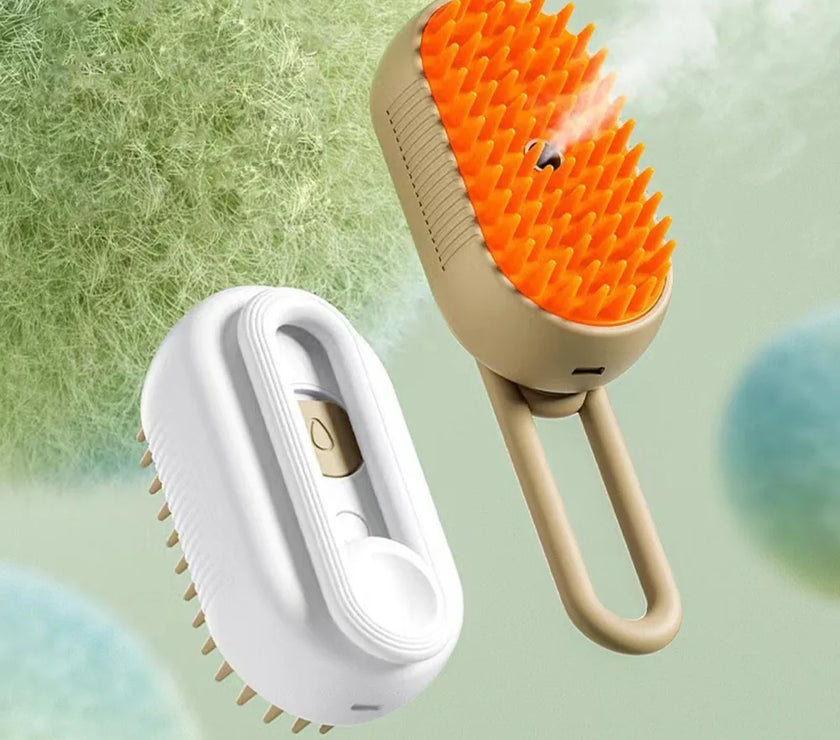 Cat Steam Brush Steamy Dog Brush 3 in 1 Electric Spray Cat Hair Brushes for Massage Pet Grooming Comb Hair Removal Combs