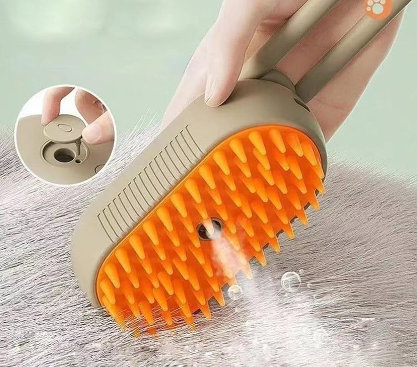 Cat Steam Brush Steamy Dog Brush 3 in 1 Electric Spray Cat Hair Brushes for Massage Pet Grooming Comb Hair Removal Combs