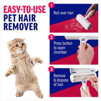 FurLift Roller™  - Pet Hair Remover with Self-Cleaning Base 