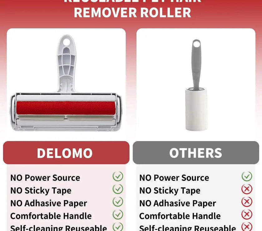 FurLift Roller™  - Pet Hair Remover with Self-Cleaning Base 