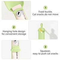 Cat Strip Feeding Spoon - For Wet Semi-Liquid Foods 